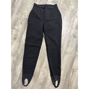 Roffe Women's Ski Wear Black Pants Size 10 Long Vintage